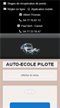 Mobile Screenshot of ecoledeconduitepilote.com