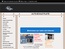 Tablet Screenshot of ecoledeconduitepilote.com